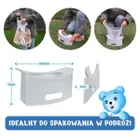Potette, EasyGo, nocnik turystyczny, składany, jasnoszary
