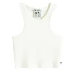 Prążkowany top z domieszką modalu NOWEAR