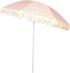 ProGarden, parasol plażowo-ogrodowy z frędzlami, czerwony, 174 cm