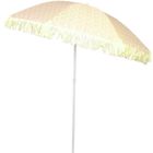 ProGarden, parasol plażowo-ogrodowy z frędzlami, żółty, 174 cm