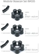 Prosperplast, Modular 5 Basecan, podstawa do zbiornika na wodę deszczówkę, antracyt