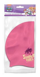 Psi Patrol, czepek pływacki, różowy
