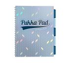 Pukka Pad, kołozeszyt w kratkę, A4, 100 kartek, jasny niebieski, 1 szt.