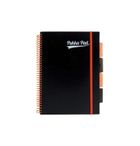 Pukka Pad, kołozeszyt w kratkę, B5, 100 kartek, neon pomarańcz, 1 szt.