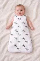 Pulp, Wesoła Zebra, śpiworek całoroczny do spania, dla niemowlaka, TOG 1.5, 3-12 m