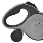 Pupilplanet, smycz automatyczna z pojemnikiem na worki, LED, 5m