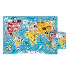 Puzzlove, CzuCzu, Zwierzęta, Mapa świata, puzzle, 60 elementów