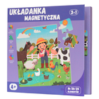 QBI, farma, puzzle magnetyczne, 16+20+25 elementów