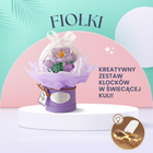 QBI, fiołki, świecąca kula, klocki konstrukcyjne, 305 elementów