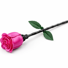 QBI, otwierana czerwona róża, klocki konstrukcyjne, 45 elementów