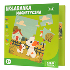 QBI, zwierzęta domowe, puzzle magnetyczne, 9+12+16 elementów