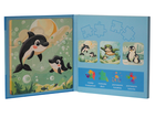 QBI, Zwierzęta morskie, puzzle magnetyczne, 9+12+16 elementów