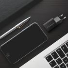 Qoltec Ładowarka Sieciowa 35w Gan Ultra, 5-20v, 2.25-3a, 1 X USB Typ C Pd, 1 X USB Qv 3.0, czarna