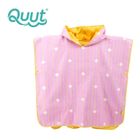 Quut, dwustronne poncho kąpielowe dla dzieci, Banana Pink