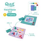 Quut, Travel Game, Chińczyk oraz Kółko i Krzyżyk, wodoodporny zestaw gier podróżnych 2w1