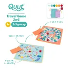 Quut, Travel Game, Węże i Drabiny oraz Gra w Gęsi, wodoodporny zestaw gier podróżnych 2w1