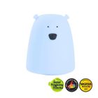 Rabbit & Friends, Miś mały, lampka silikonowa, niebieska
