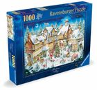 Ravensburger, Białe święta, puzzle, 1000 elementów