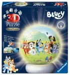 Ravensburger, Bluey, Kula, puzzle 3D, lampka, 72 elementy
