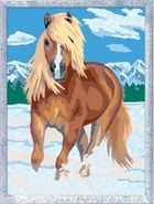 Ravensburger, CreArt, malowanie po numerach, Królewski Koń