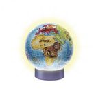 Ravensburger, Globus podświetlany, puzzle 3D, 72 elementy