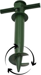 Redcliffs, baza do parasola, zielona, 17-30-6 cm