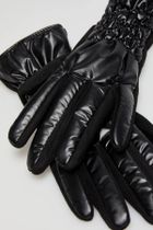 Rękawiczki damskie, czarne, Moodo