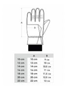 Rękawiczki narciarskie chłopięce, beżowe, Yoclub