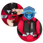 Ricokids, Spinway Pro, fotelik samochodowy, isofix, 0-36 kg, czerwony