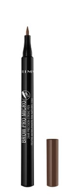 Rimmel, Brow Pro Micro, pisak do brwi, 2 Soft Brown