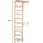 Rinagym, drabinka gimnastyczna, SPR B, naturalny