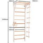 Rinagym, drewniana drabinka gimnastyczna, biały