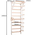 Rinagym, drewniana drabinka gimnastyczna, biały