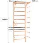 Rinagym, drewniana drabinka gimnastyczna, naturalny