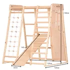 Rinagym, drewniana rama gimnastyczna, naturalny