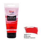 Rosa, farba akrylowa, bright red 447, 75 ml