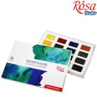 Rosa, farby akwarelowe w kostkach, 16-2.5 ml