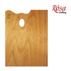 Rosa, paleta malarska, drewniana, 30-40 cm