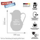 Rotpunkt, dzbanek termiczny, ecru, 1,2l, 830/I