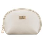 Rovicky, kosmetyczka, skóra ekologiczna, 1-komorowa, beżowa