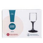 Royal Leerdam, Onyx, komplet kieliszków do wódki, 35 ml, 6 szt.