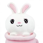 Rozette, królik, maskotka w pluszowym kubku z kocykiem, 45 cm