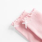 Różowe skarpetki z falbanką NOWEAR