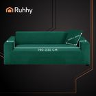 Ruhhy, pokrowiec na kanapę, ciemna zieleń, 190-230 cm