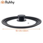 Ruhhy, pokrywka silikonowa, 3w1, 18/20/22 cm, 25563