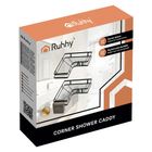 Ruhhy, półka łazienkowa, narożna, 2 szt.