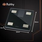 Ruhhy, waga łazienkowa, LCD-analityczna, czarna