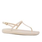 Sandały damskie, beżowe, Crocs Miami Thong Flip