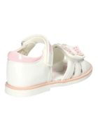 Sandały dziewczęce, białe, American Club