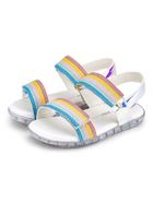 Sandały dziewczęce, białe, Bibi Shoes